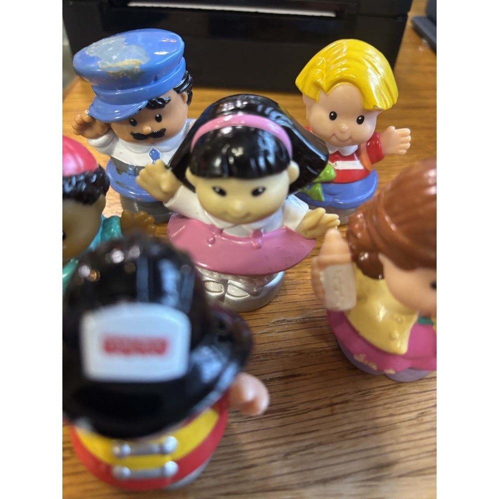Vintage 2000 Fisher Price Little‎ People Various Jobs And Characters Lot Of 8 - Picture 7 of 9